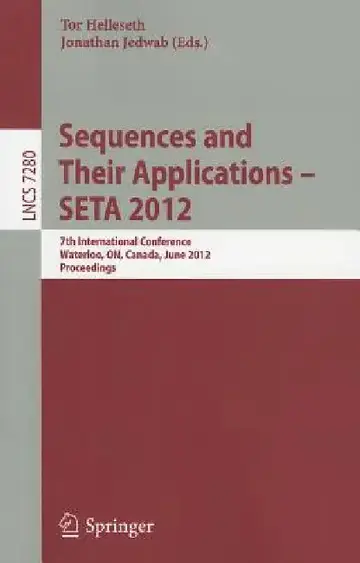 Cover of Sequences and Their Applications - SETA 2012