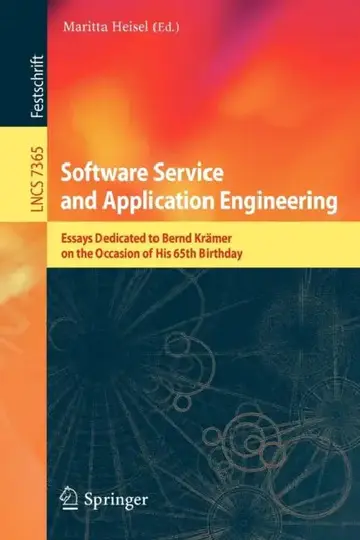Cover of Software Service and Application Engineering