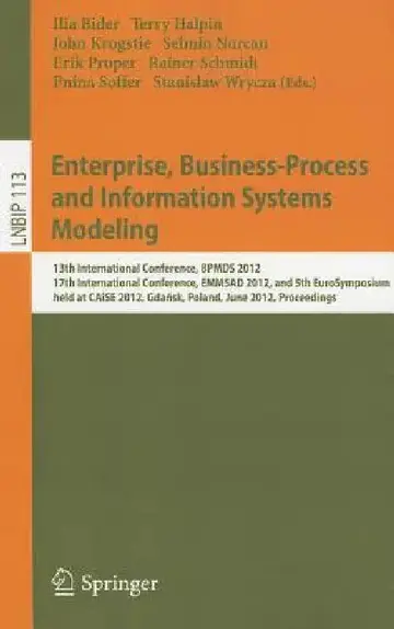 Cover of Enterprise, Business-Process and Information Systems Modeling
