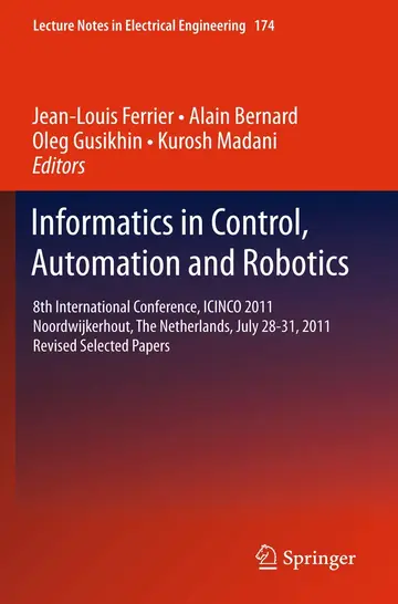 Cover of Informatics in Control, Automation and Robotics