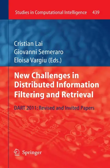 Cover of New Challenges in Distributed Information Filtering and Retrieval