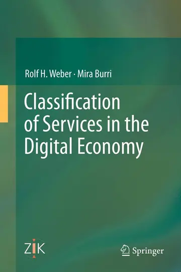 Cover of Classification of Services in the Digital Economy