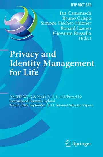 Cover of Privacy and Identity Management for Life