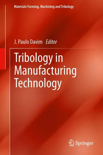 Cover of Tribology in Manufacturing Technology