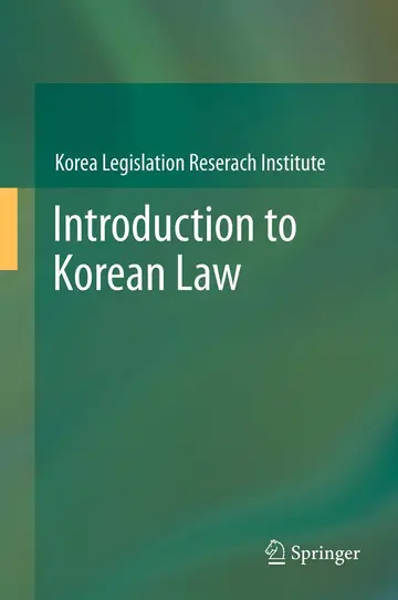 Cover of Introduction to Korean Law