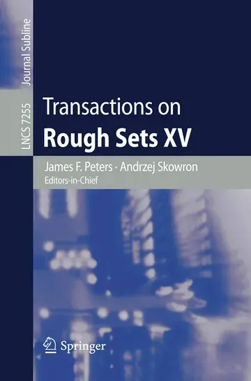 Cover of Transactions on Rough Sets XV