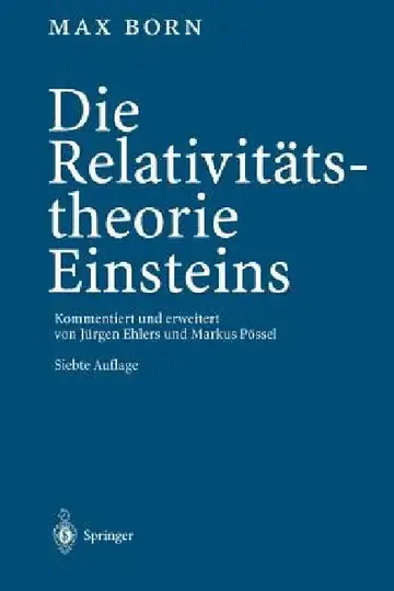 Cover of Die Relativitätstheorie Einsteins