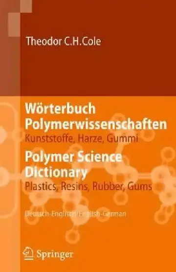 Cover of Wörterbuch Polymerwissenschaften/Polymer Science Dictionary