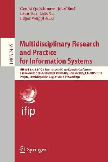 Cover of Multidisciplinary Research and Practice for Informations Systems