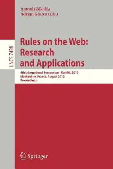 Cover of Rules on the Web