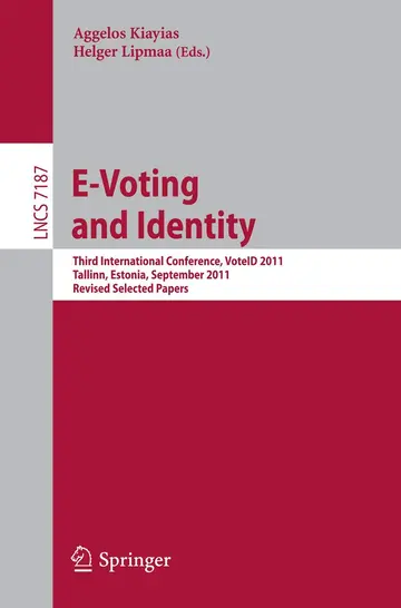 Cover of E-Voting and Identity