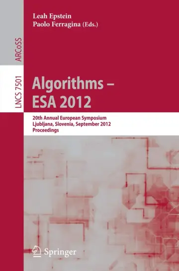 Cover of Algorithms –- ESA 2012
