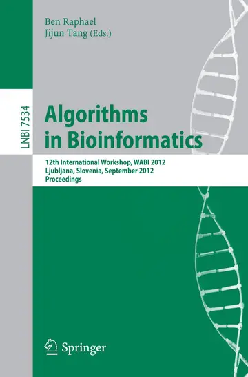 Cover of Algorithms in Bioinformatics