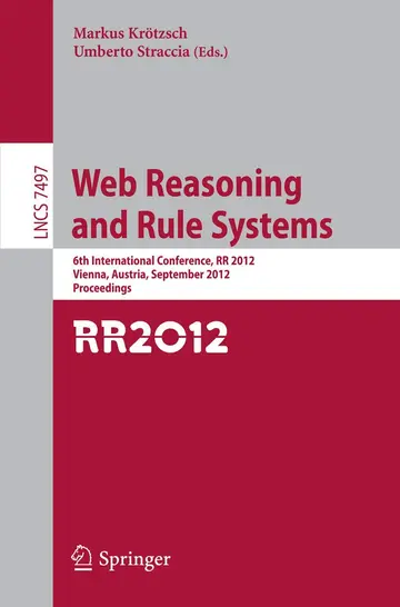 Cover of Web Reasoning and Rule Systems