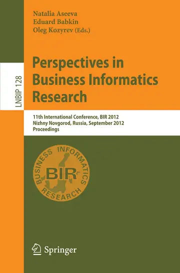 Cover of Perspectives in Business Informatics Research