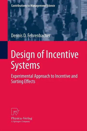 Cover of Design of Incentive Systems