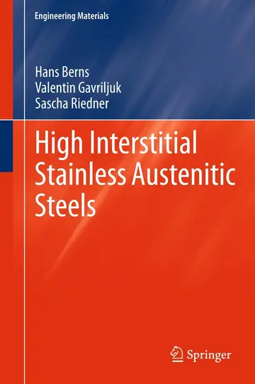 Cover of High Interstitial Stainless Austenitic Steels
