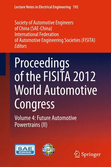 Cover of Proceedings of the FISITA 2012 World Automotive Congress