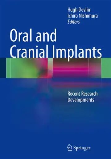 Cover of Oral and Cranial Implants