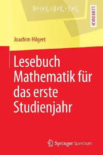 Cover of Lesebuch Mathematik Für Das Erste Studienjahr