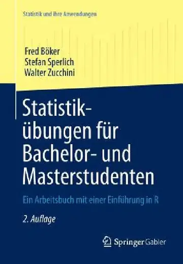 Cover of Statistikübungen Für Bachelor- Und Masterstudenten