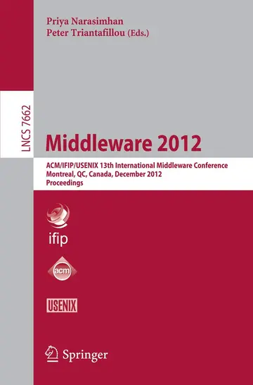 Cover of Middleware 2012