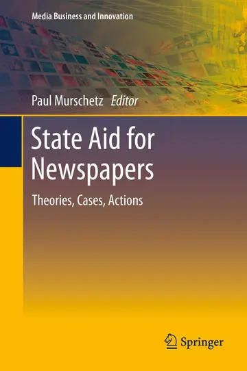 Cover of State Aid for Newspapers