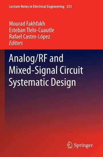 Cover of Analog/RF and Mixed-Signal Circuit Systematic Design (Lecture Notes in Electrical Engineering)
