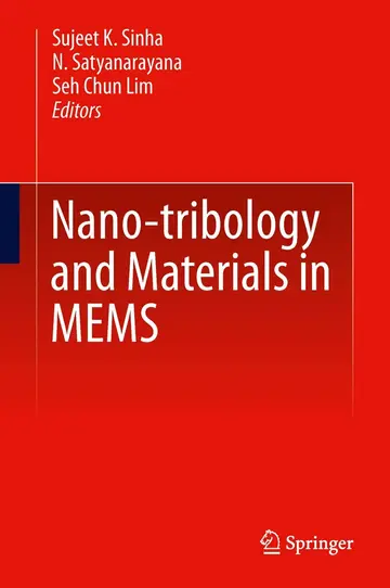 Cover of Nano-Tribology and Materials in MEMS