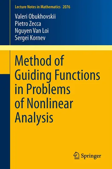 Cover of Method of Guiding Functions in Problems of Nonlinear Analysis