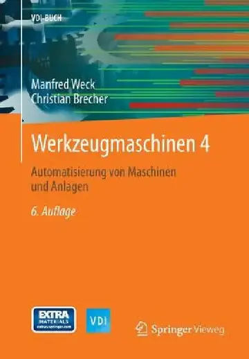 Cover of Werkzeugmaschinen 4