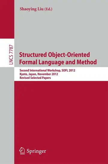 Cover of Structured Object-oriented Formal Language and Method