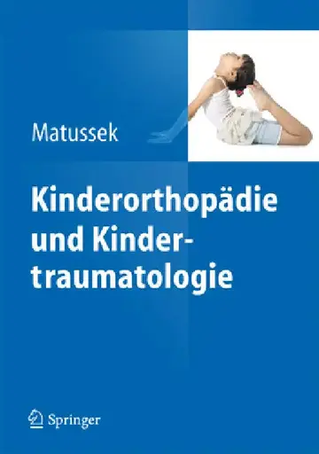 Cover of Kinderorthopädie Und Kindertraumatologie