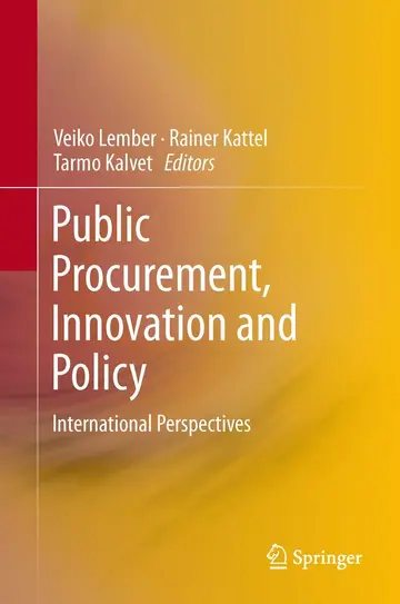 Cover of Public Procurement, Innovation and Policy