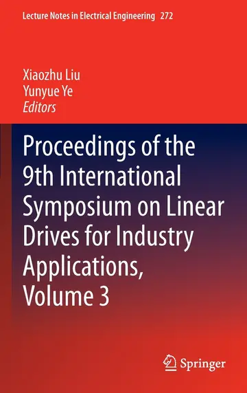 Cover of Proceedings of the 9th International Symposium on Linear Drives for Industry Applications