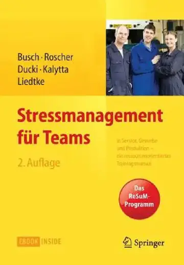 Cover of Stressmanagement Für Teams