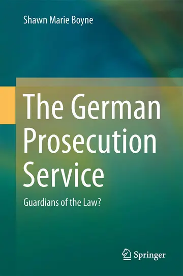 Cover of The German Prosecution Service