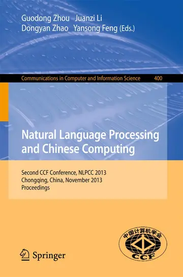 Cover of Natural Language Processing and Chinese Computing
