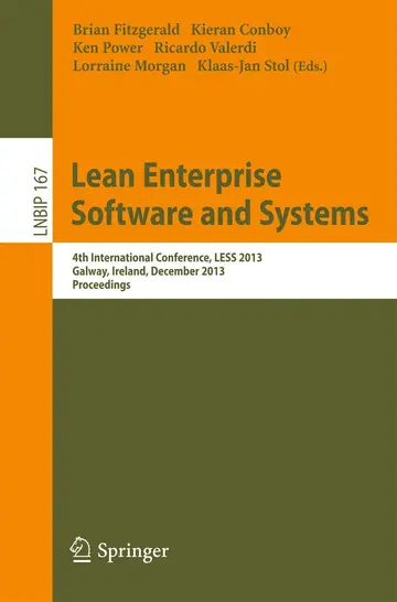 Cover of Lean Enterprise Software and Systems