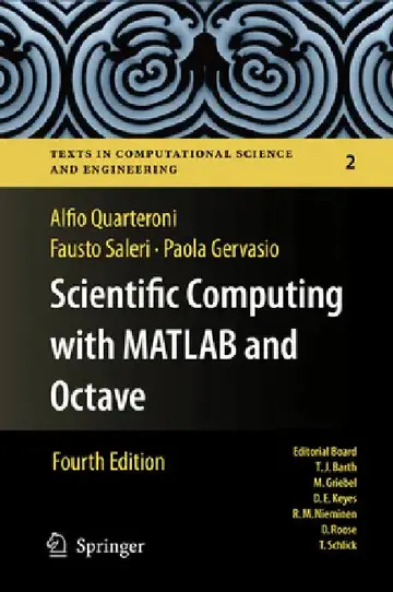 Cover of Scientific Computing with MATLAB and Octave