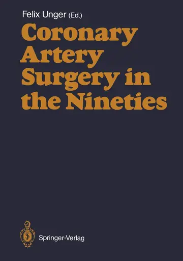 Cover of Coronary Artery Surgery in the Nineties