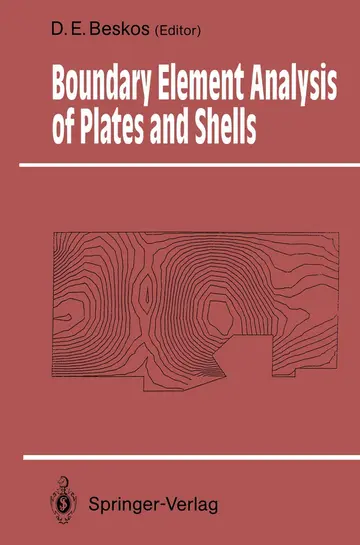 Cover of Boundary Element Analysis of Plates and Shells