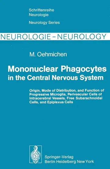 Cover of Mononuclear Phagocytes in the Central Nervous System