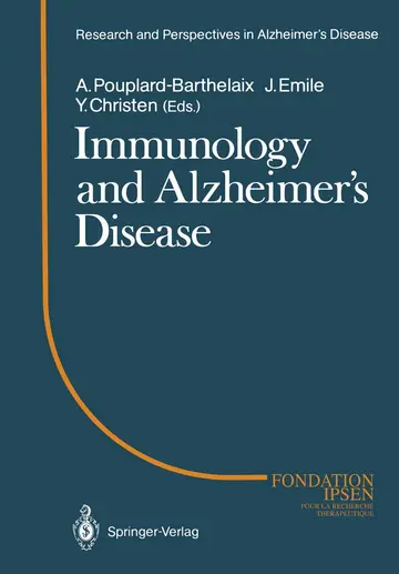 Cover of Immunology and Alzheimer’s Diseasee
