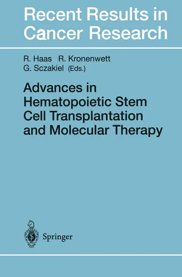 Cover of Advances in Hematopoietic Stem Cell Transplantation and Molecular Therapy