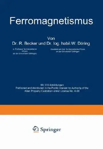Cover of Ferromagnetismus