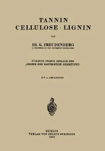 Cover of Tannin Cellulose - Lignin
