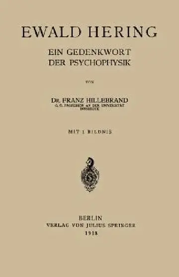Cover of Ewald Hering