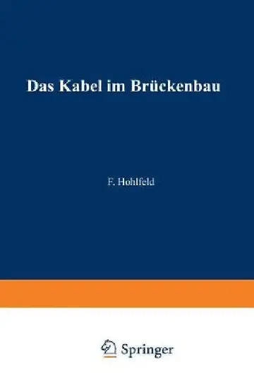 Cover of Das Kabel Im Brückenbau