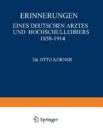 Cover of Erinnerungen
